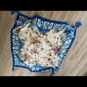 Johnny Was 100% Silk Scarf